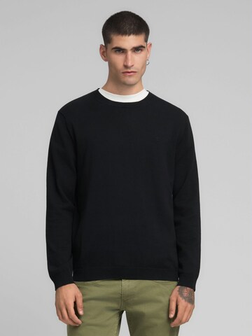 Pull-over REPLAY en noir : devant