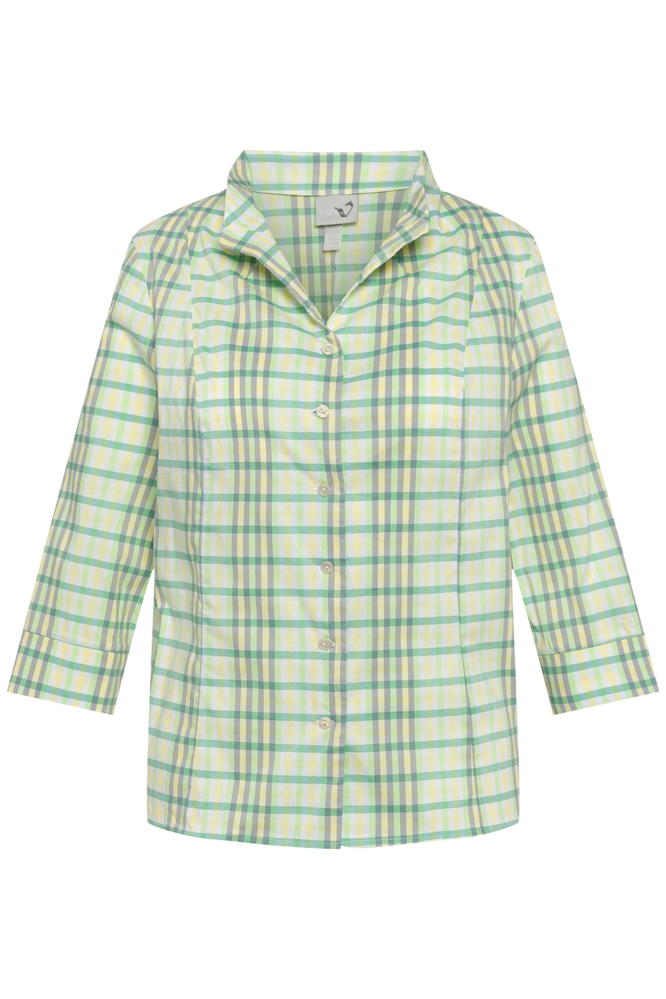 Ulla Popken Bluse in Grün: Vorderseite