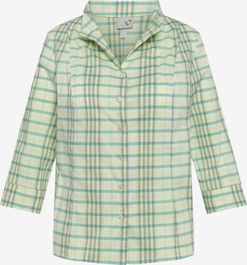 Ulla Popken Blouse in Groen: voorkant