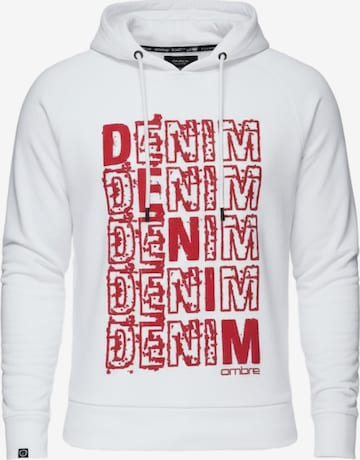 Sweat-shirt 'OM-SSPS-0158 ' Ombre en blanc : devant