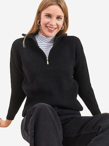 Pull-over 'Pullover' Bianco Lucci en noir