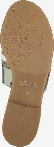 PETER KAISER Mules in Silver