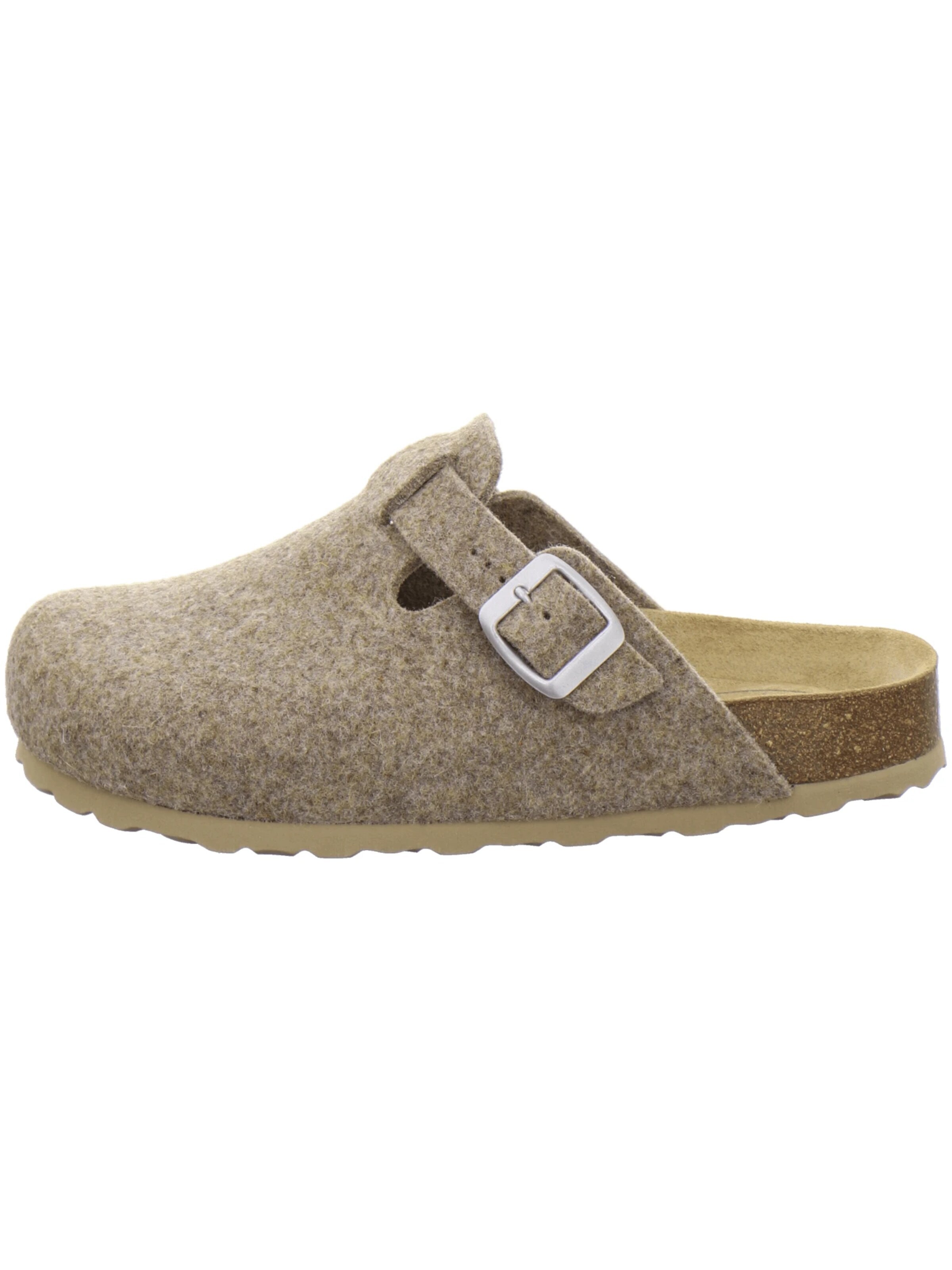 AFS-Schuhe - Zapatillas de casa 'Hausschuhe Damen Filz natur' en beige