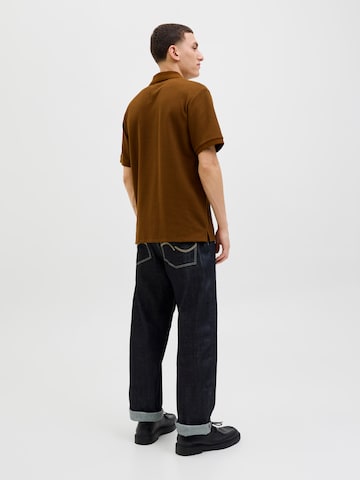 JACK & JONES - Camisa 'JJEAUSTIN' em castanho