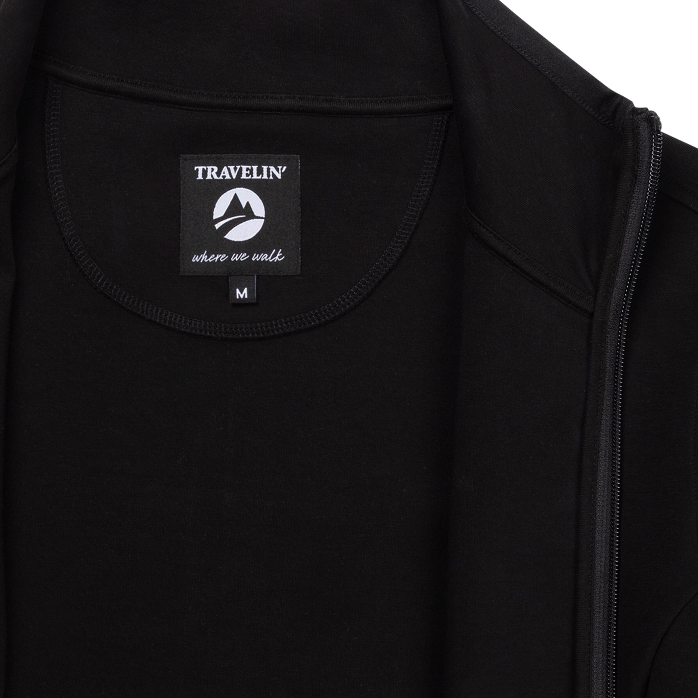 Cardigan 'Olia' Travelin en noir