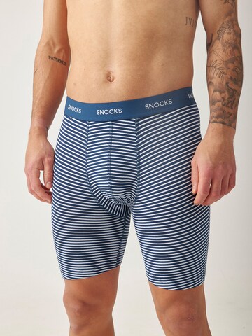 Boxers SNOCKS en bleu