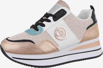 Ital-Design Sneaker in Beige: Vorderseite