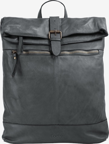 forty° Rucksack in Grau: Vorderseite