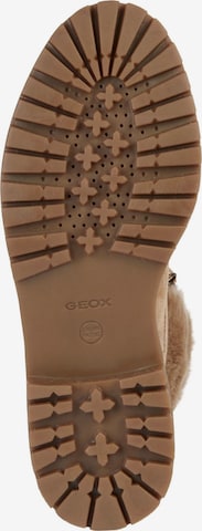 GEOX Lace-Up Ankle Boots in Brown