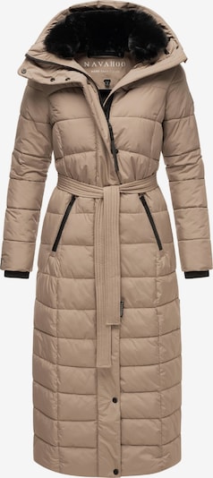 NAVAHOO Zimski kaput 'Das Teil XIV' u boja devine dlake (camel) / crna, Pregled proizvoda