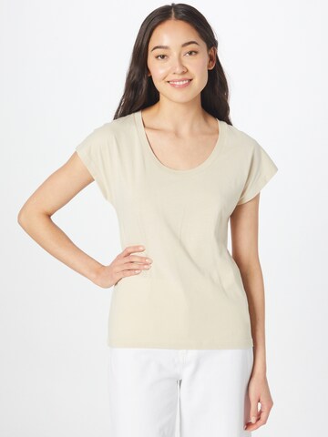 T-shirt Marc O'Polo en beige : devant