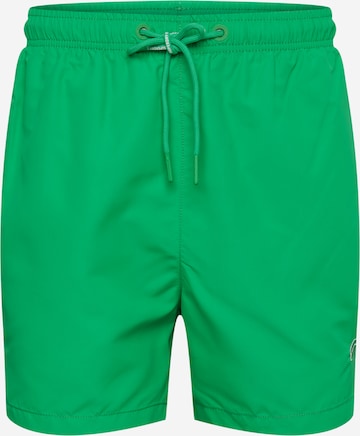 Superdry Ujumispüksid, värv roheline: eest vaates
