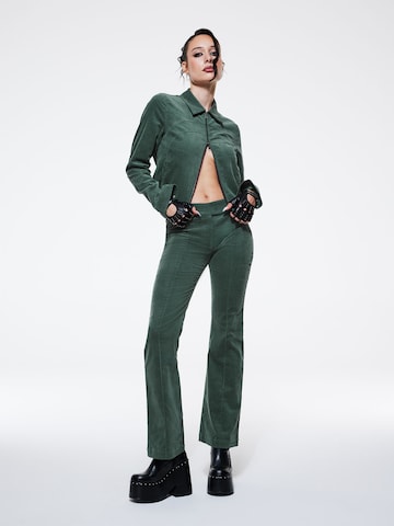 évasé Pantalon 'Jorina' SHYX en vert