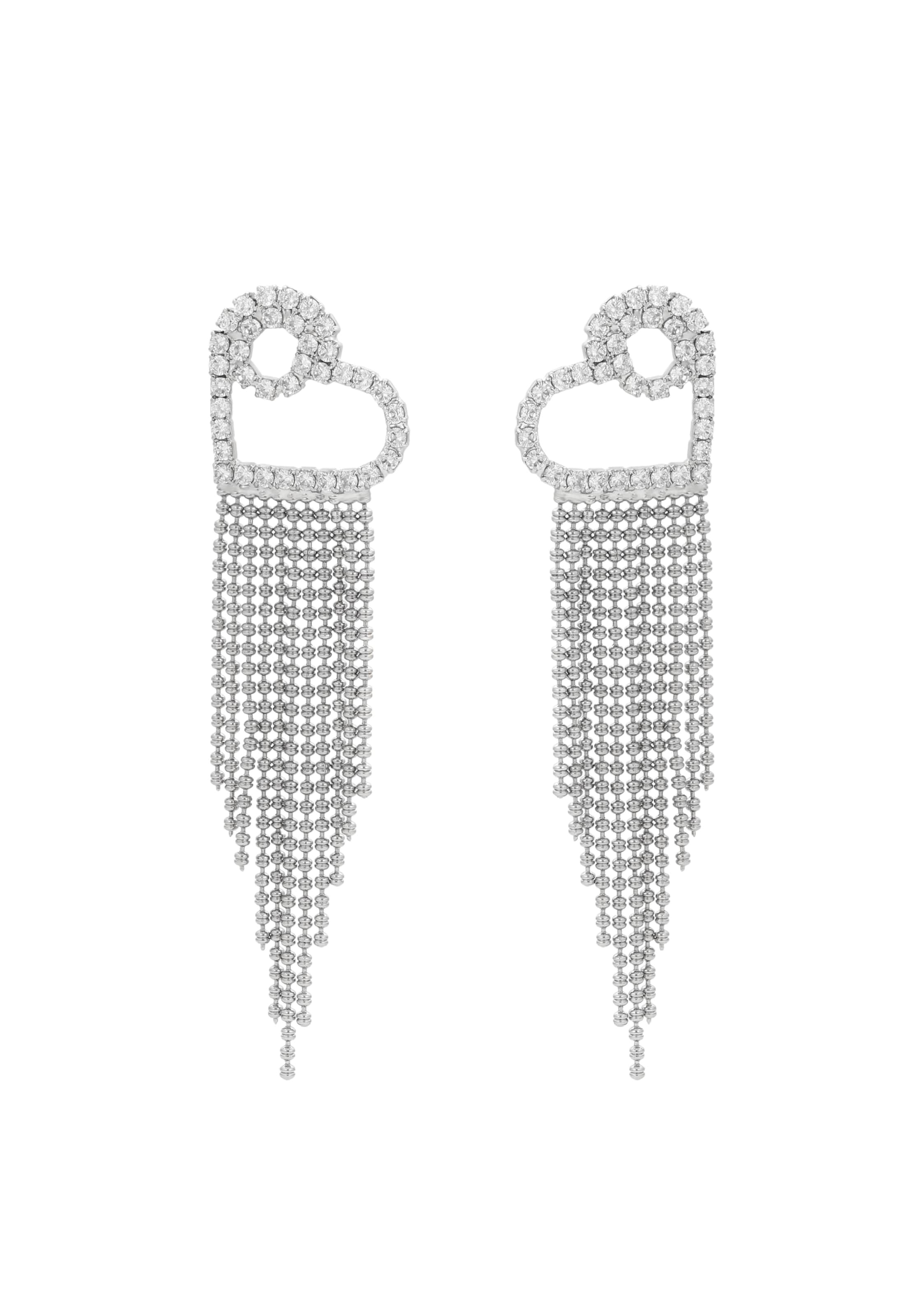 NAEMI Earrings in Silver: front