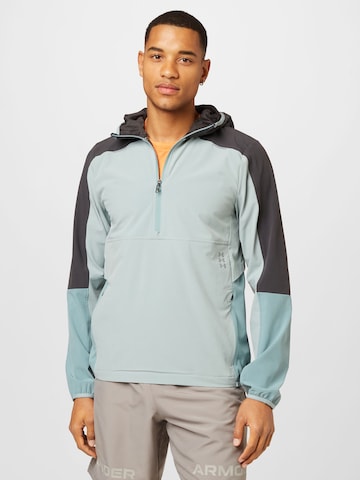 Veste de sport UNDER ARMOUR en vert : devant