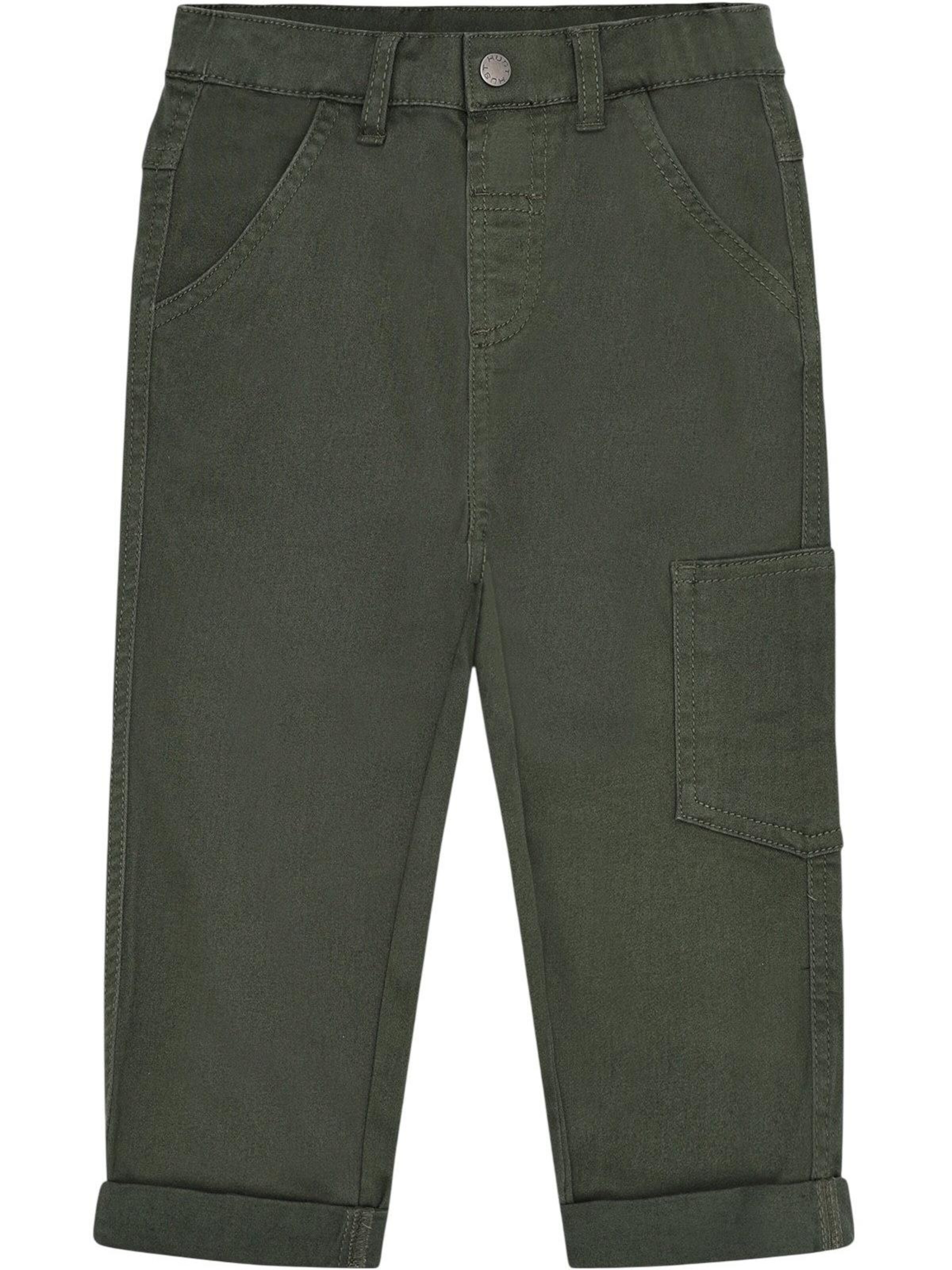 Hust & Claire Regular Pants 'HCJames' in Green: front