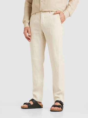 NN07 Regular Chino trousers 'Theo 1454' in Beige: front