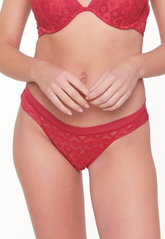 LingaDore Thong in Red: front