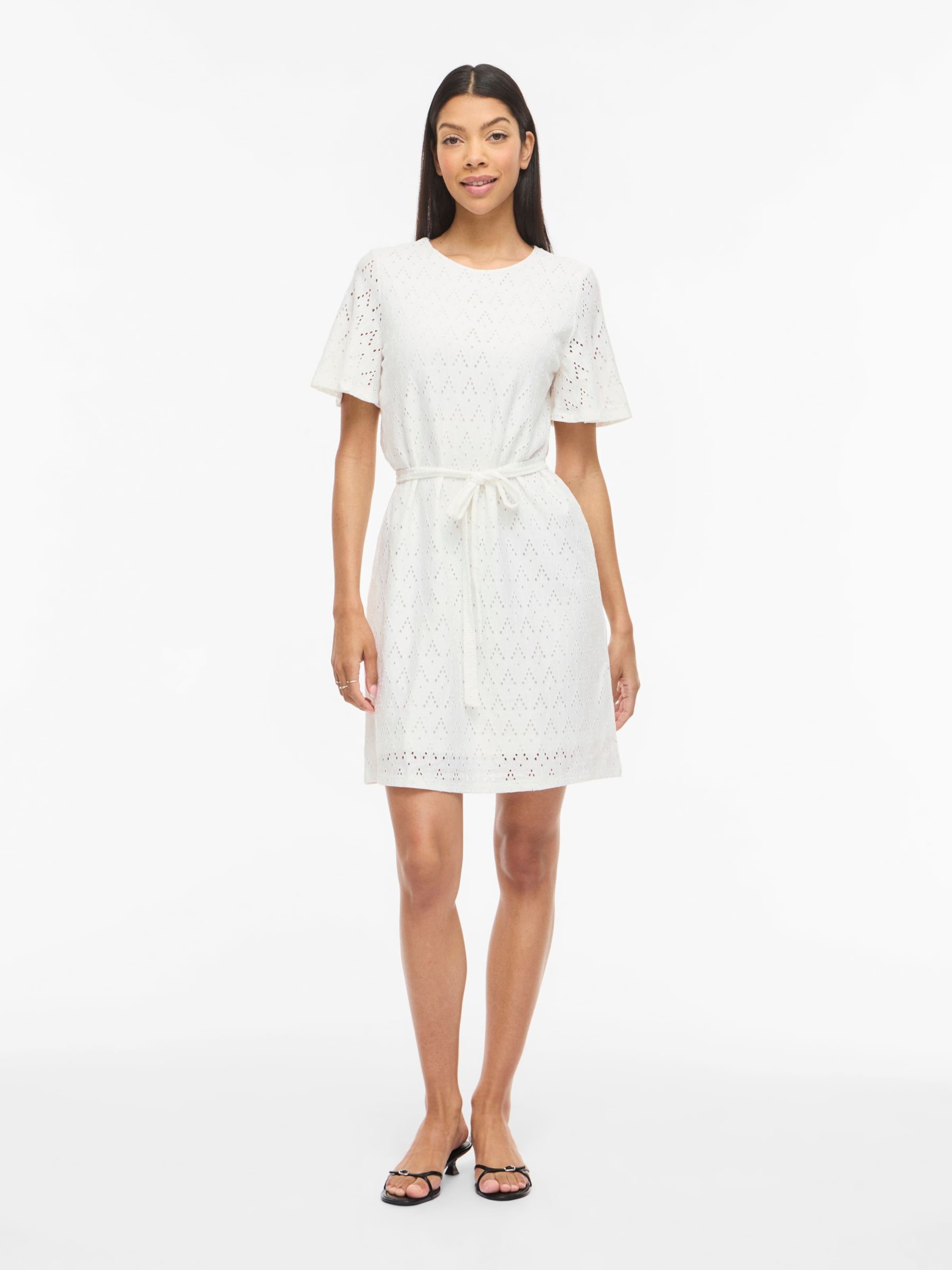 VILA - Vestido 'VIAmalina' en blanco: frente