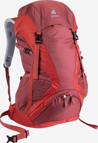 DEUTER Sports Backpack 'Mountain Air 30 SL' in Red: front