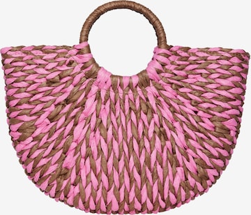 PIECES Beach Bag 'ALICE' in Purple: front