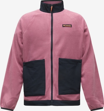 Giacca di pile funzionale 'Sauvie Sky™' di COLUMBIA in lilla: frontale