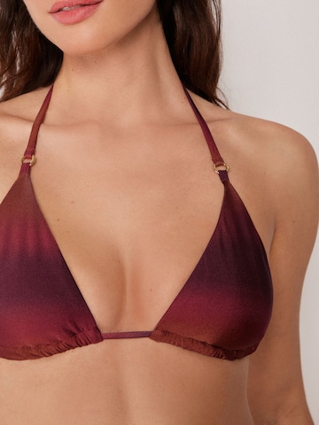 CALZEDONIA Triangel Bikinitop 'Soft Shades' in Rot