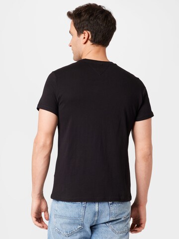 Tommy Jeans T-Shirt 'Essential' in Schwarz