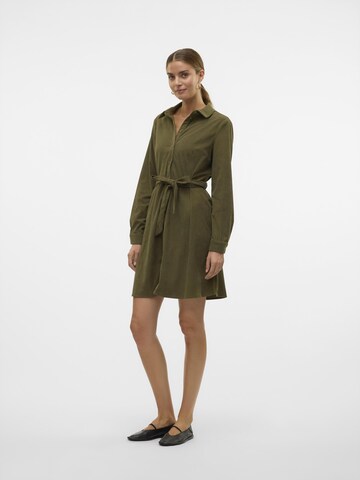 VERO MODA Shirt dress 'VILJA' in Green