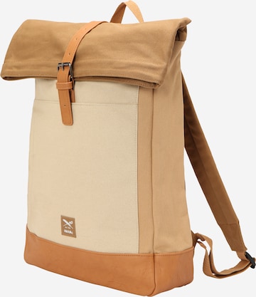 Iriedaily Backpack in Beige: front