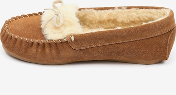 Gooce Moccasin 'Joia' in Brown: front