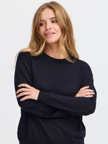 Pull-over ' PZSADIE LS Oversized Pullover ' PULZ Jeans en bleu