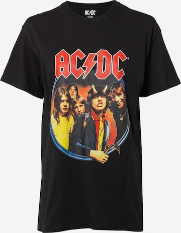 Daisy Street Shirt 'AC/DC TYLER' in Black: front