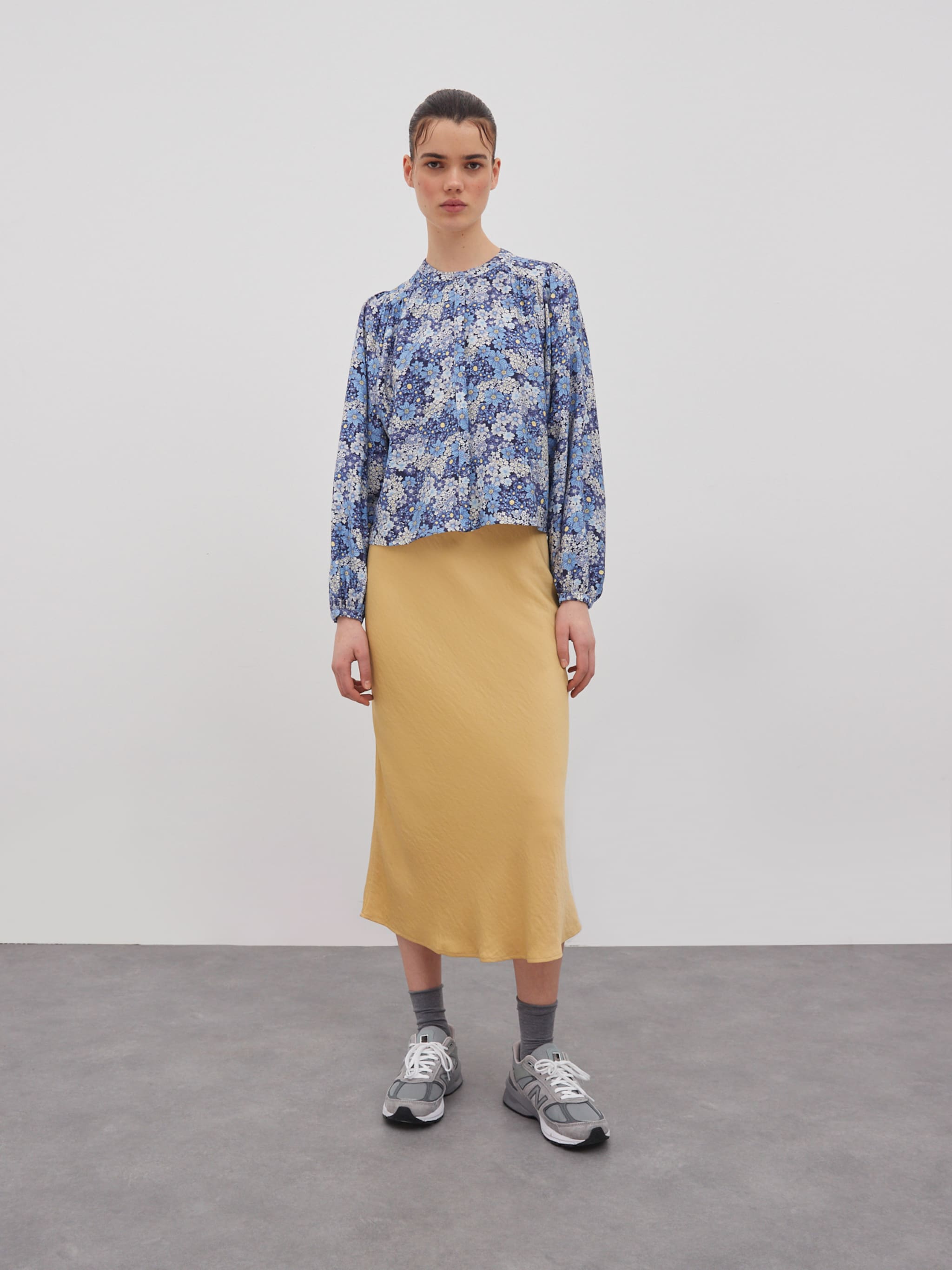 EDITED Produkte Bluse 'Jamira' hellblau