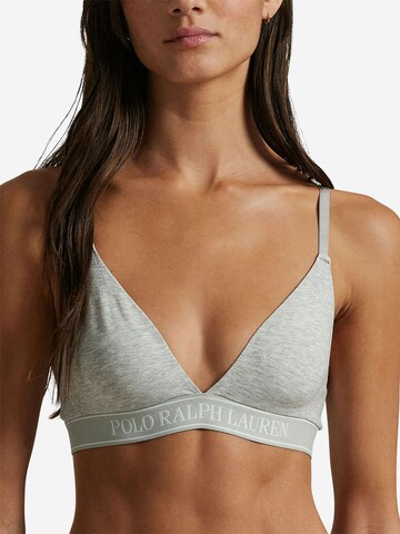 Polo Ralph Lauren Triangel Triangel-BH ' Polo Essentials ' in Grau