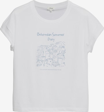 s.Oliver T-Shirt in Weiß: Vorderseite