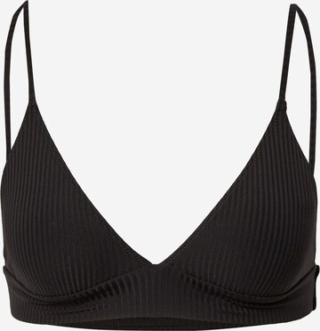 Bustier Hauts de bikini Banana Moon en noir : devant