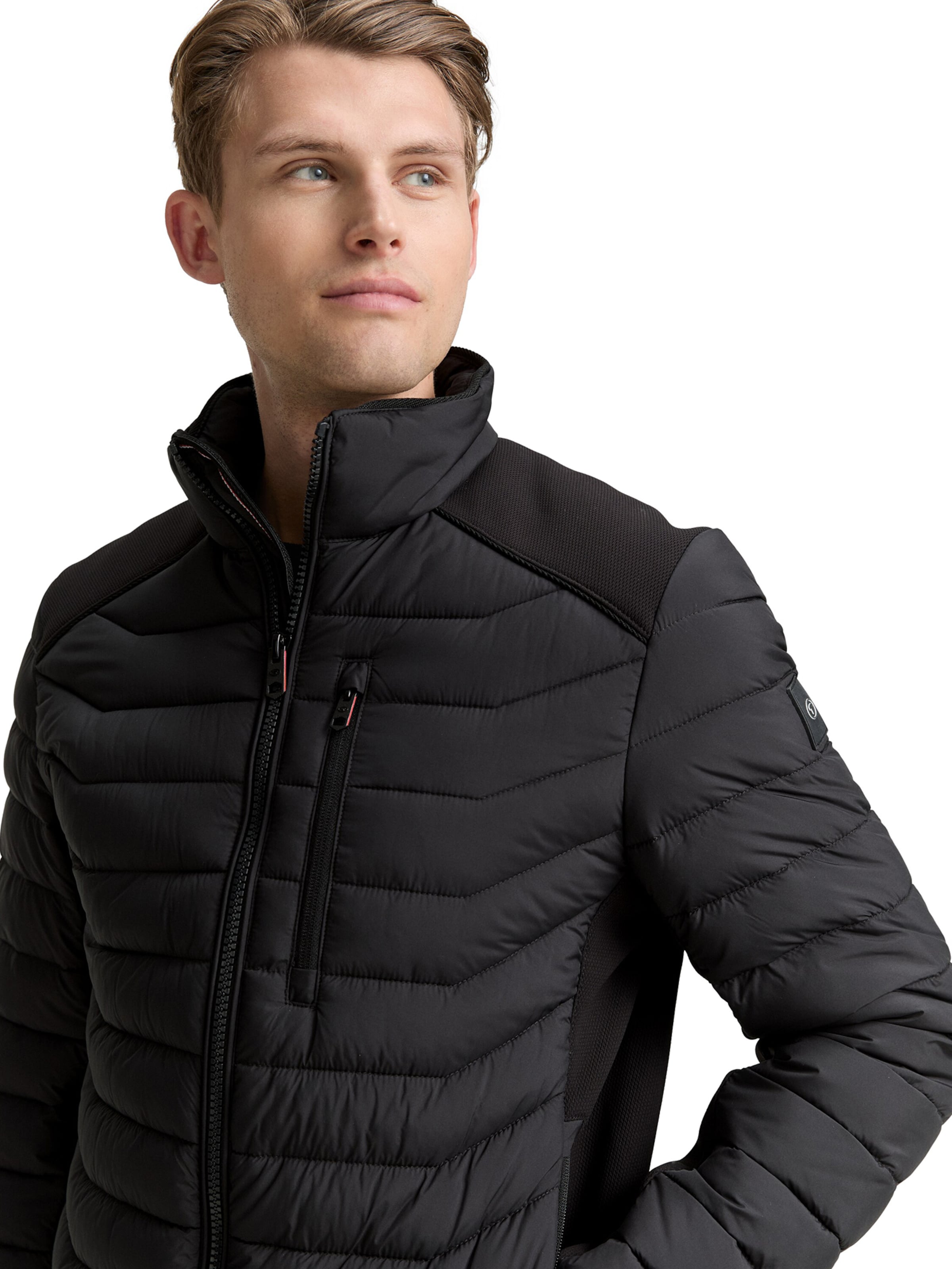 TOM TAILOR Jacke in Schwarz