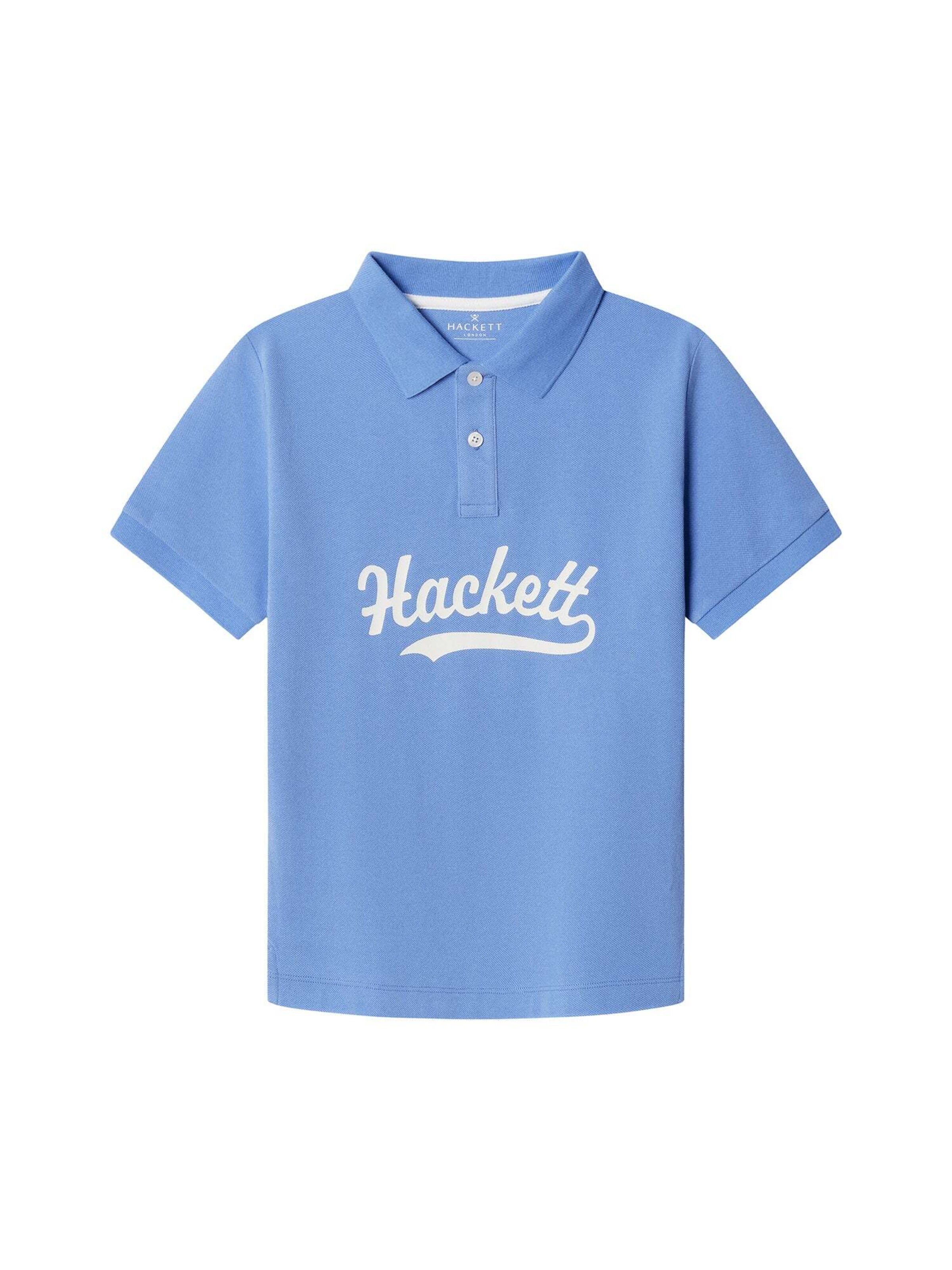 Hackett London Shirt in Blauw: voorkant
