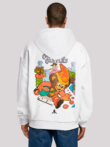 F4NT4STIC Sweatshirt 'Atari Crystal Castles Retro Gaming' in Wit