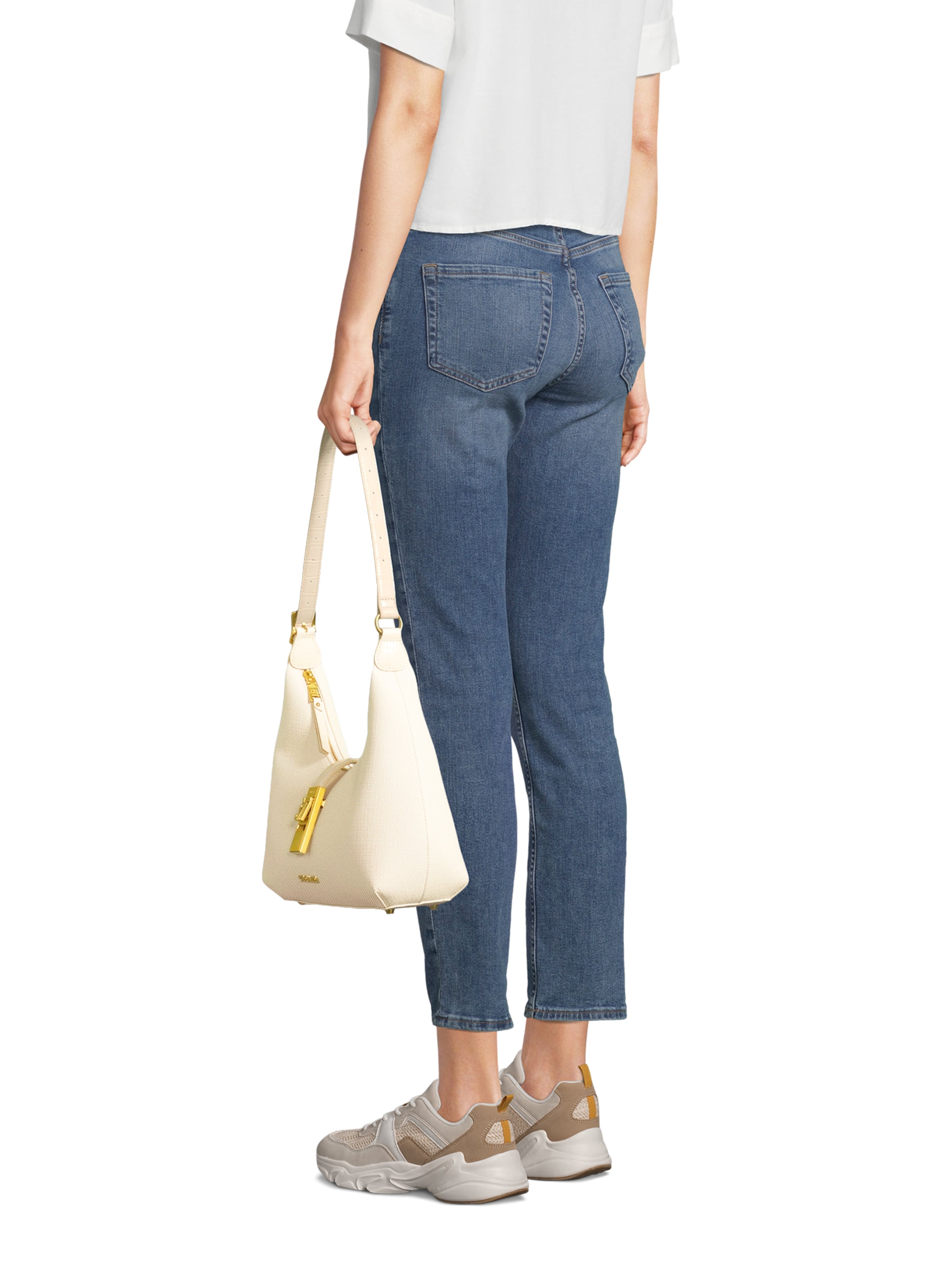 STEVE MADDEN - Bolso de hombro 'Bovie-E' en beige: frente