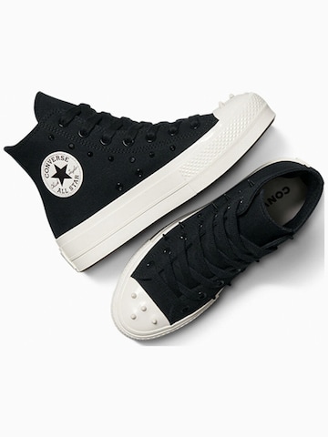 CONVERSE Sneakers hoog 'Converse Chuck Taylor All Star Lift' in Zwart