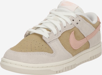 Nike Sportswear Matalavartiset tennarit 'DUNK' värissä beige: etupuoli