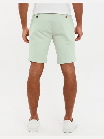 Threadbare - Slimfit Calças chino 'Northsea' em verde