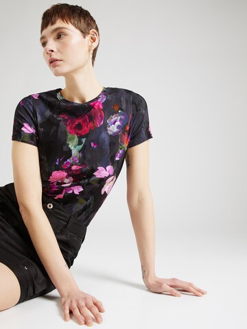 Tricou 'Karlyaa' de la Ted Baker pe negru: față