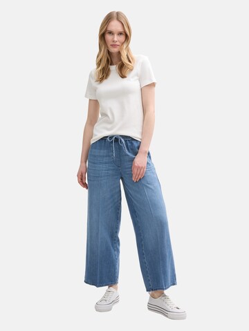 TOM TAILOR Wide leg Jeans in Blauw