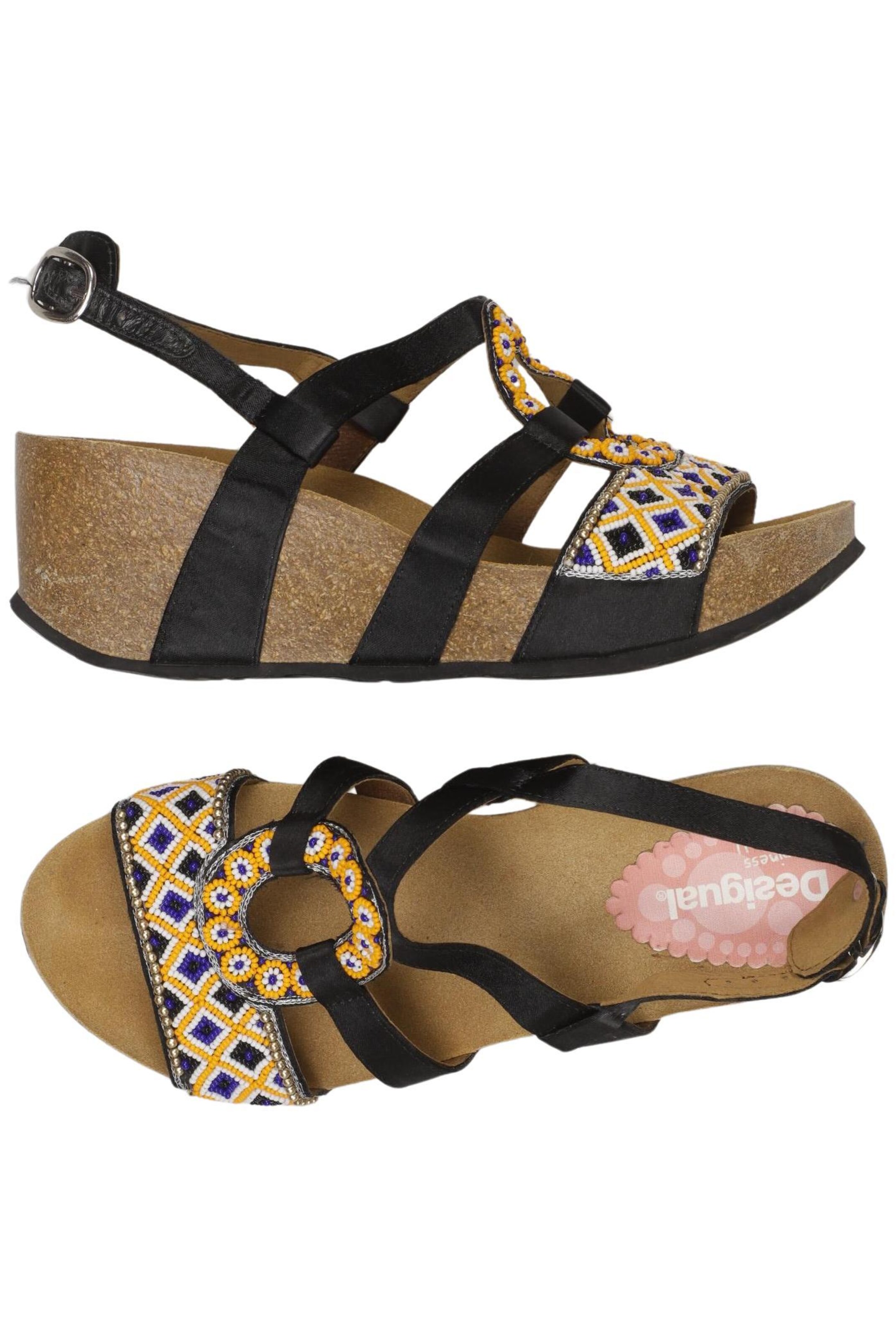 Desigual Sandals & High-Heeled Sandals in 37 in Black: front