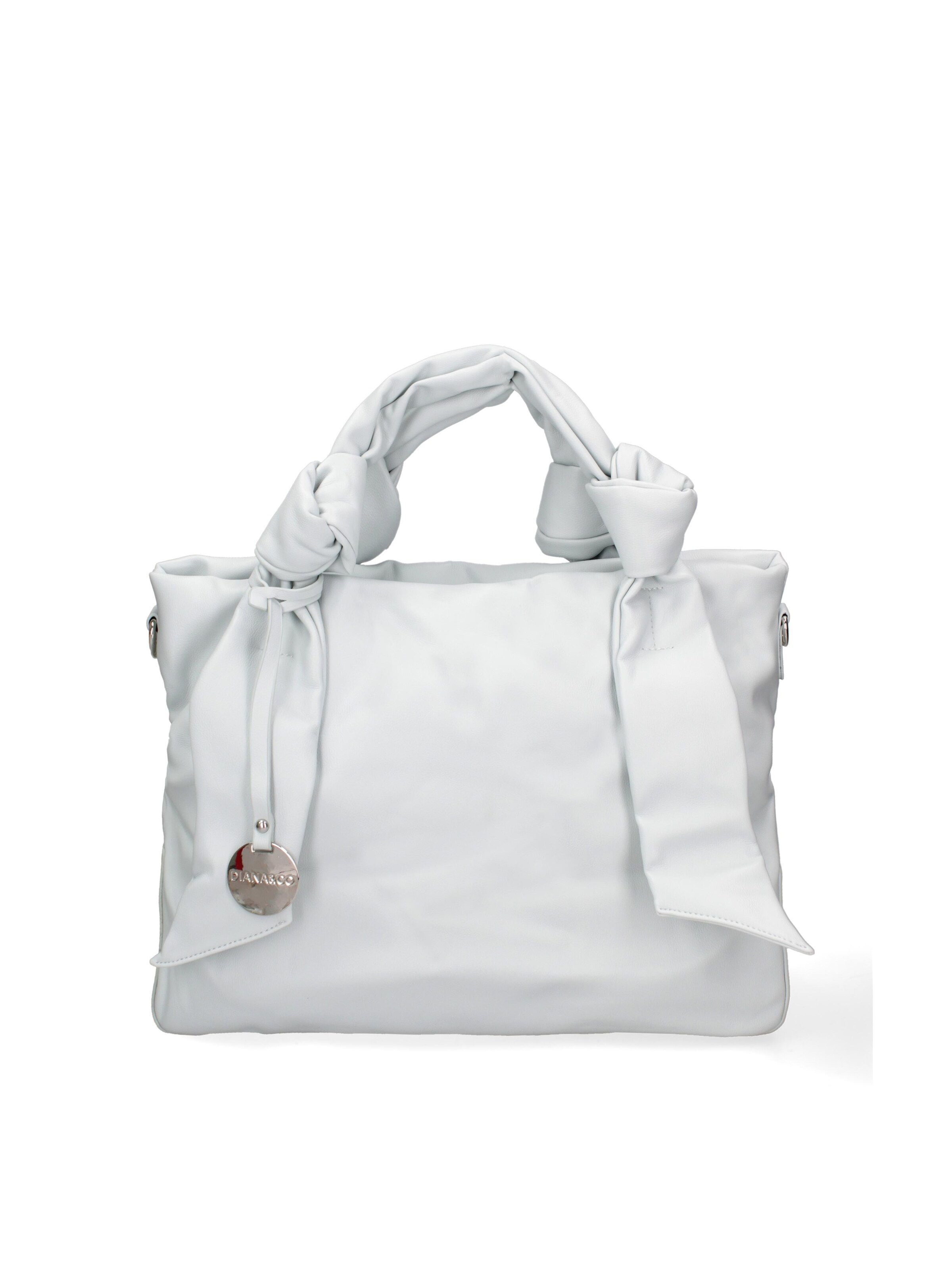 Shopper 'Borsa Shopper Donna Ecopelle con Zip e Tracolla Regolabile' di Diana&Co. in blu: frontale