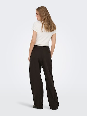 JDY Baggy Trousers 'JDYENYA SELMA' in Brown
