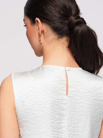 Ombre Blouse in Wit